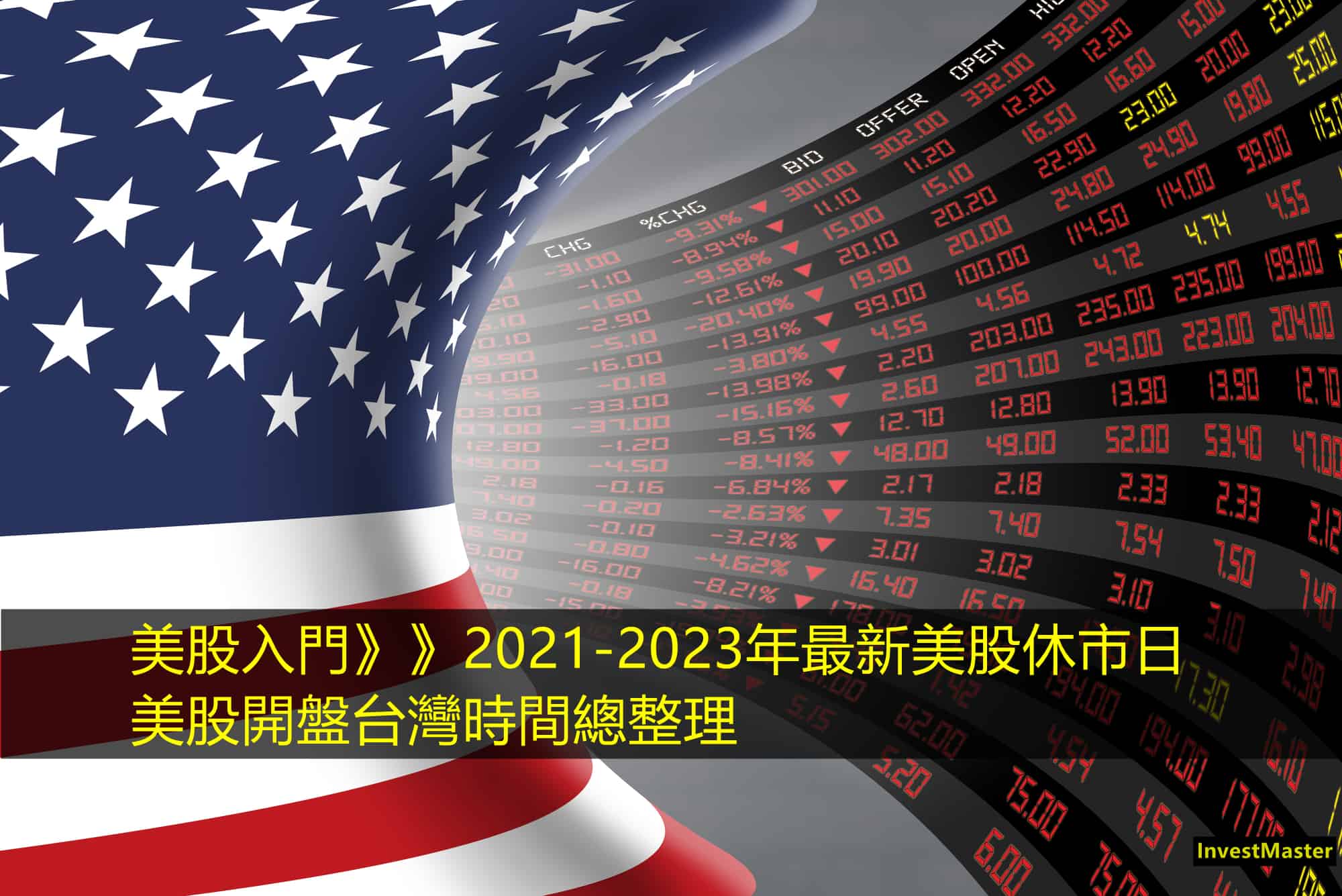 2021年最新美股休市以及開盤時間